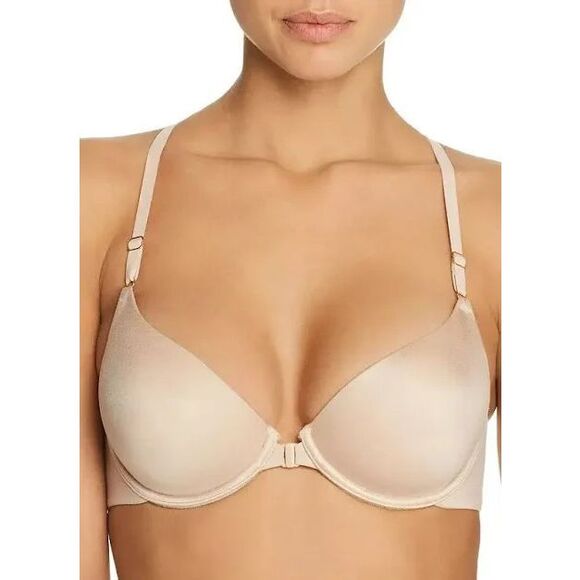 Natori NWT Euphoria Tagless Front-Close Bra Cafe 32DDD - Picture 2 of 4